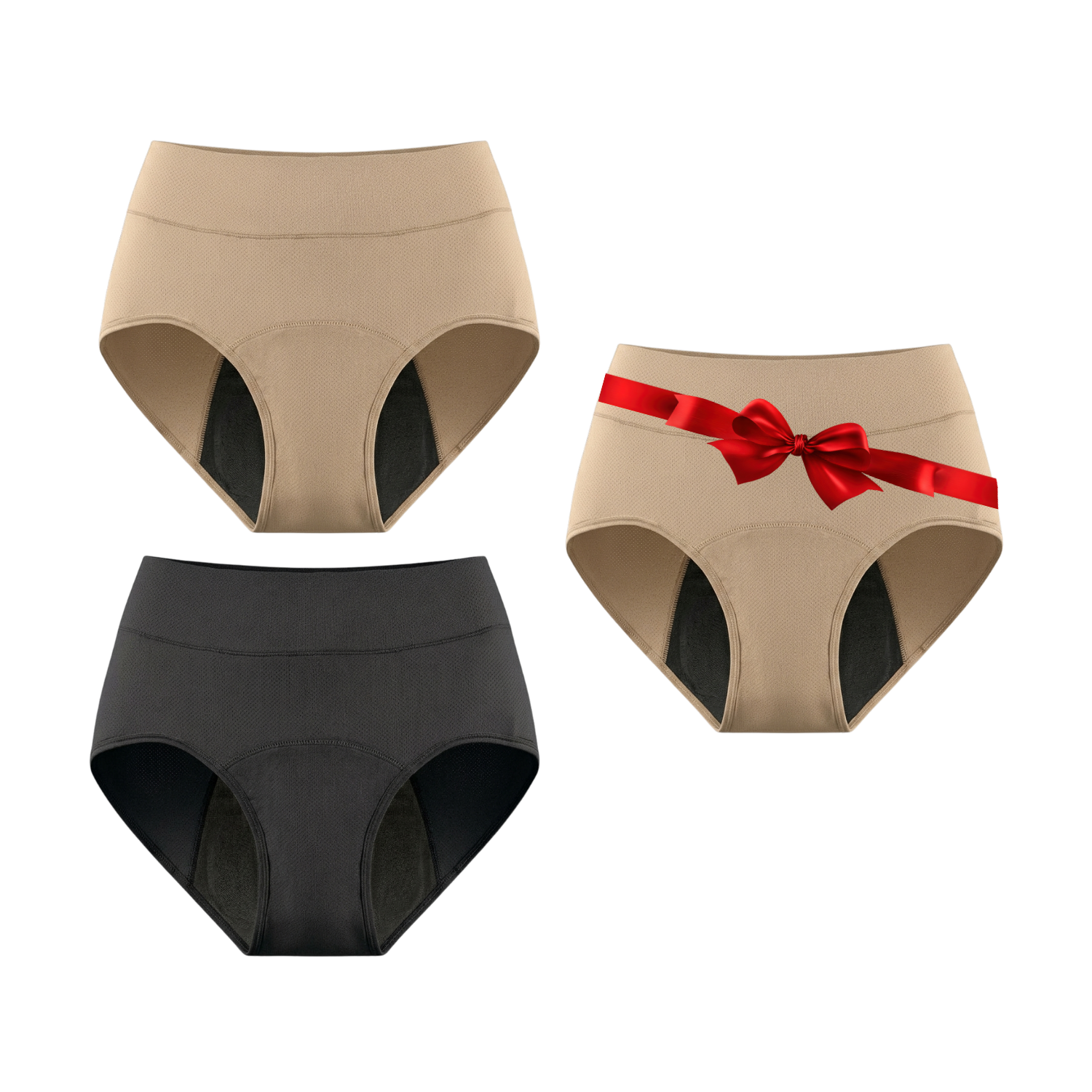 Serenelle Moderate-Heavy | 2 Briefs + 1 Free