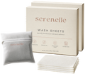 Serenelle Wash Sheets | 2 Packs + 1 FREE Wash Bags
